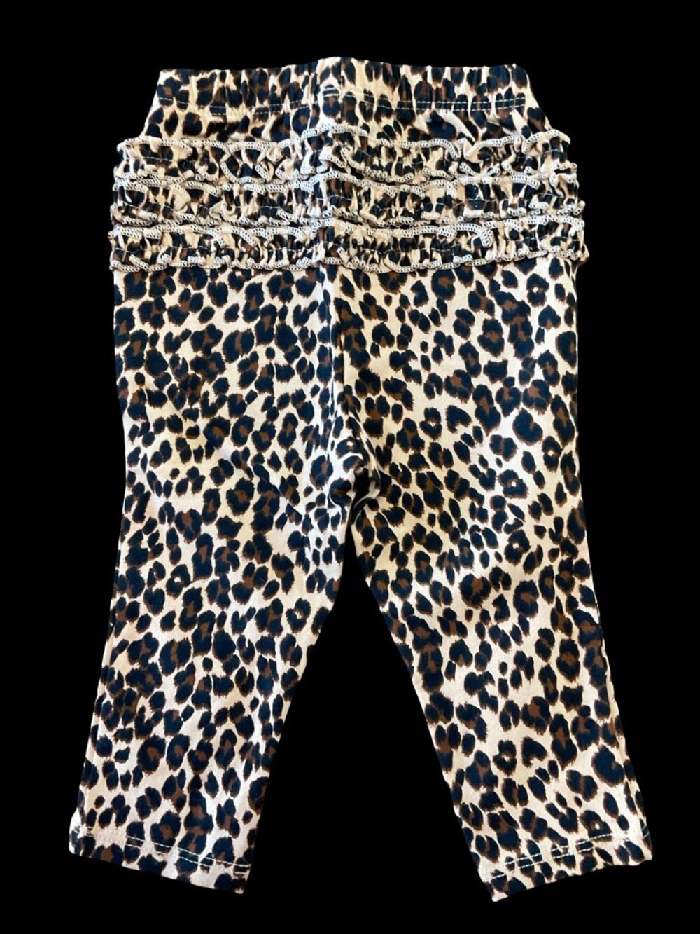 🌻10/$25 - Leopard Print Leggings w/ Ruffle Bottom